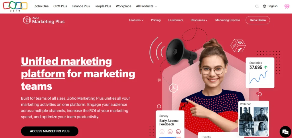 B2B Marketing Automation Platform - Zoho Marketing Plus