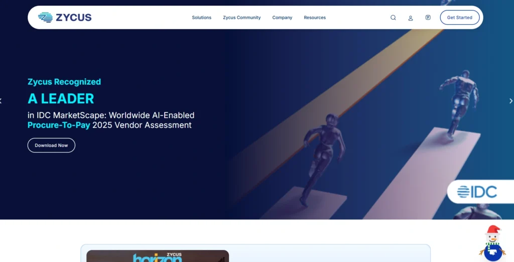 vendor management system software-  Zycus Supplier Management 