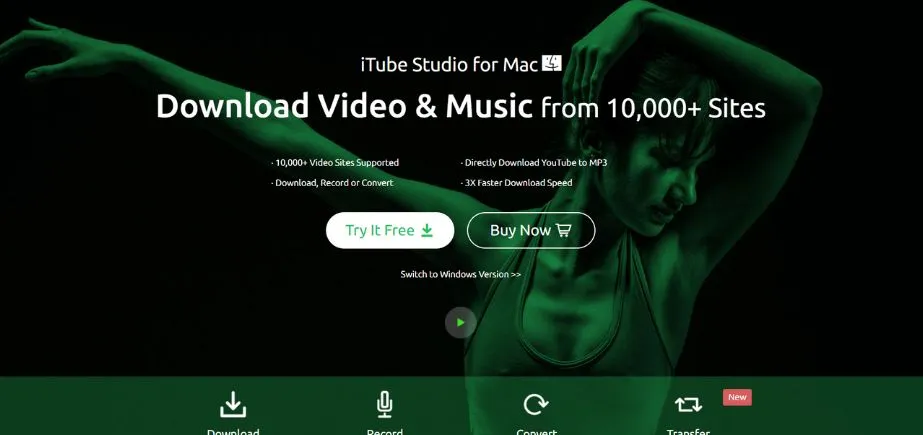 iTube Studio for Mac - Vimeo to MP4 Converter