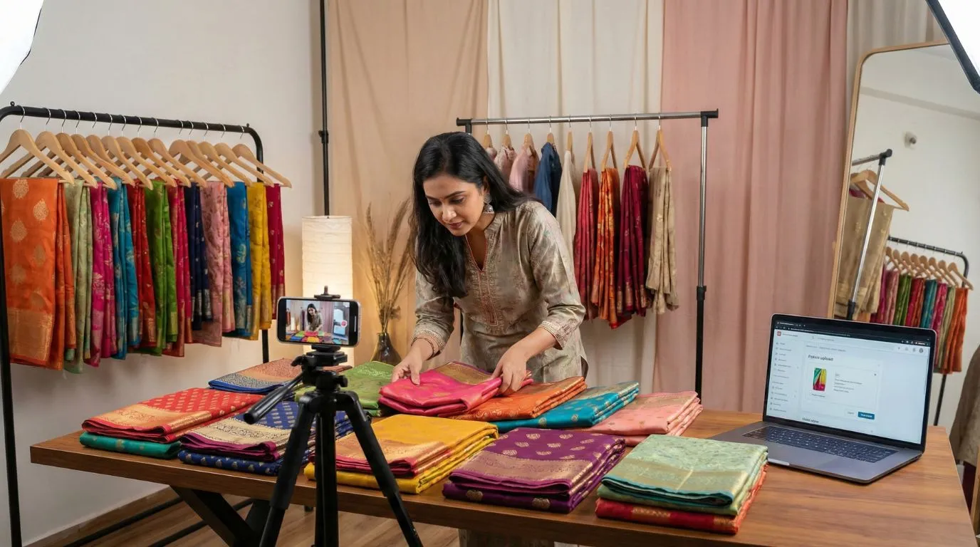 sarees - business ideas for homemaker