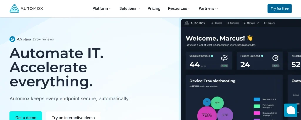 Patch Management Tools
- Automox