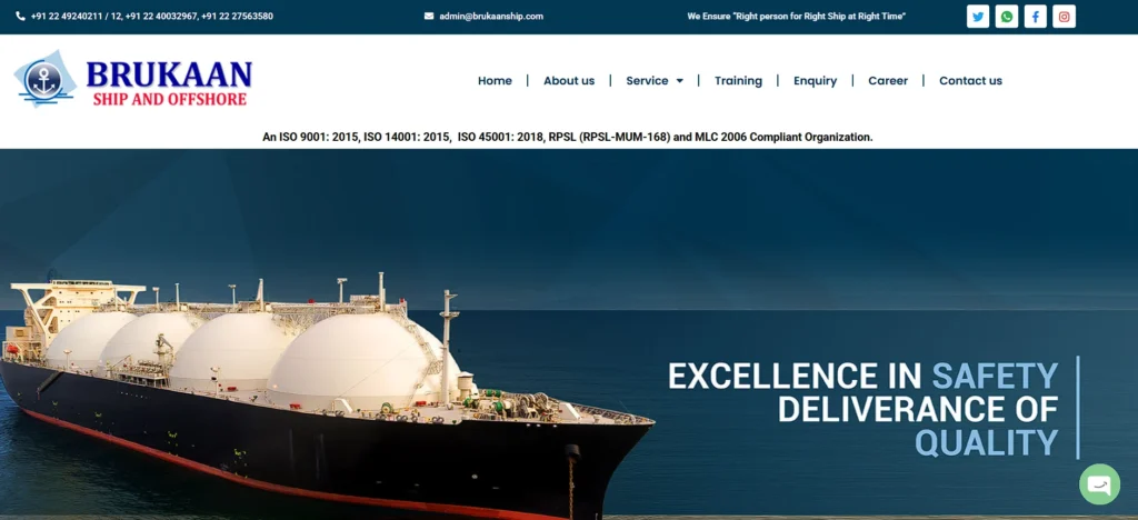 shipping companies in belapur - Brukaan Ship And Offshore Private Limited