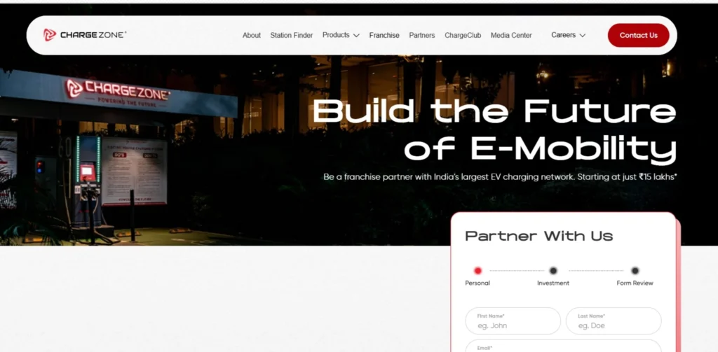 EV Charging Station Franchise - ChargeZone