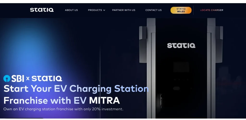 EV Charging Station Franchise - Statiq EV Mitra