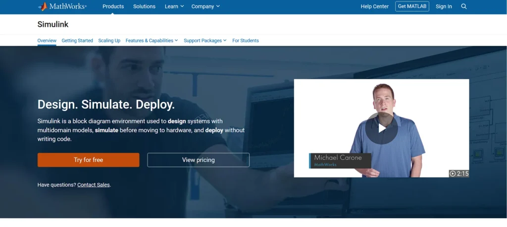 Simulation Tool - MATLAB Simulink