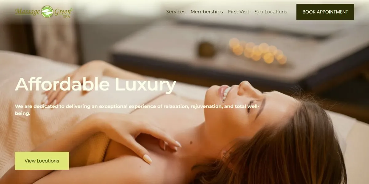 Massage Green Spa - Best Massage Franchises to Own in USA