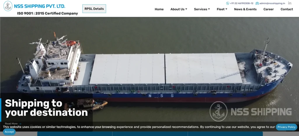 shipping companies in belapur - NSS Shipping Pvt. Ltd.