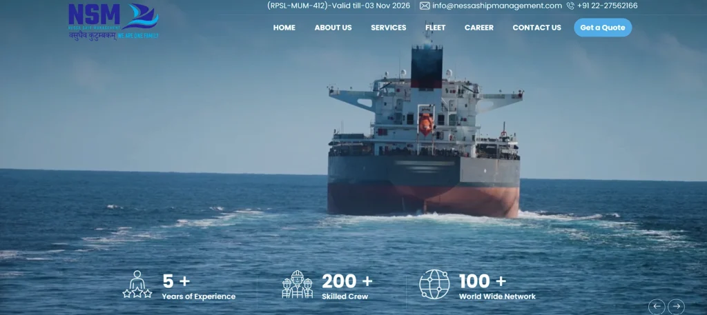 shipping companies in belapur - Nessa Ship Management Private Limited