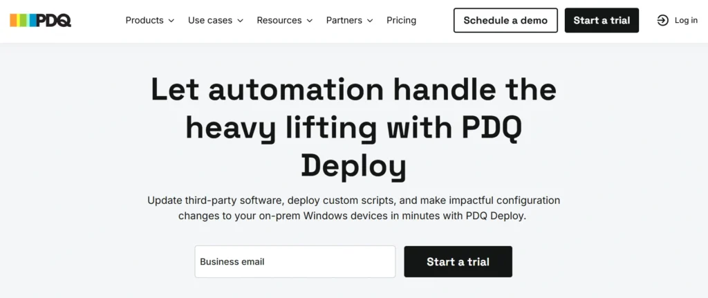 Patch Management Tools
-  PDQ Deploy