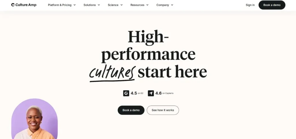 Performance Review Software-Culture Amp
