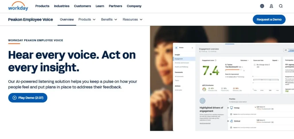 Performance Review Software-Workday Peakon Employee Voice
