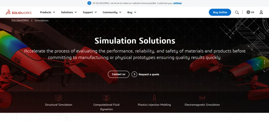 Simulation Tool - SolidWorks Simulation