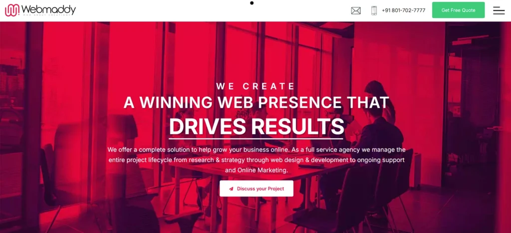 website design company in kolkata - Webmaddy Pvt. Ltd.