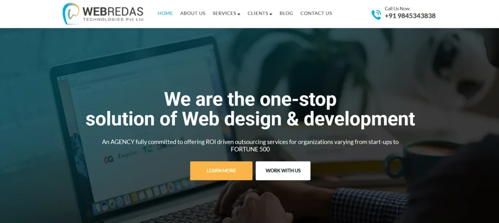 website design company in kolkata - Webredas Technologies Pvt Ltd