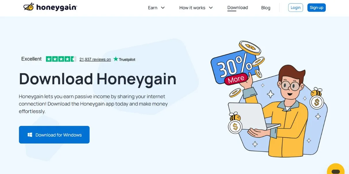 honeygain - Apps to Earn Money by Watching Ads