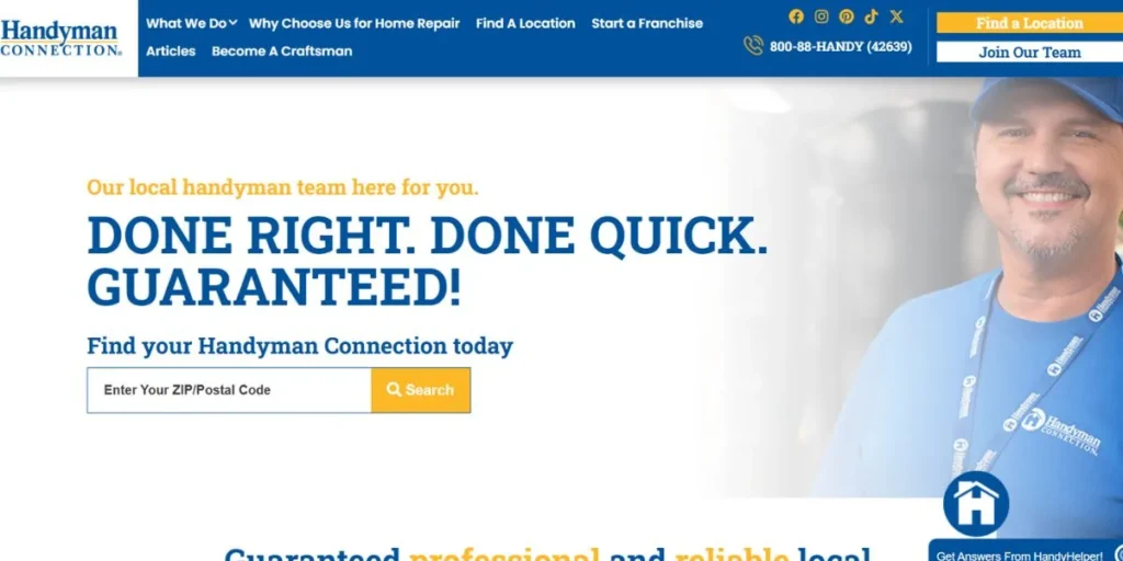 Handyman Connection - Handyman Franchise Opportunities