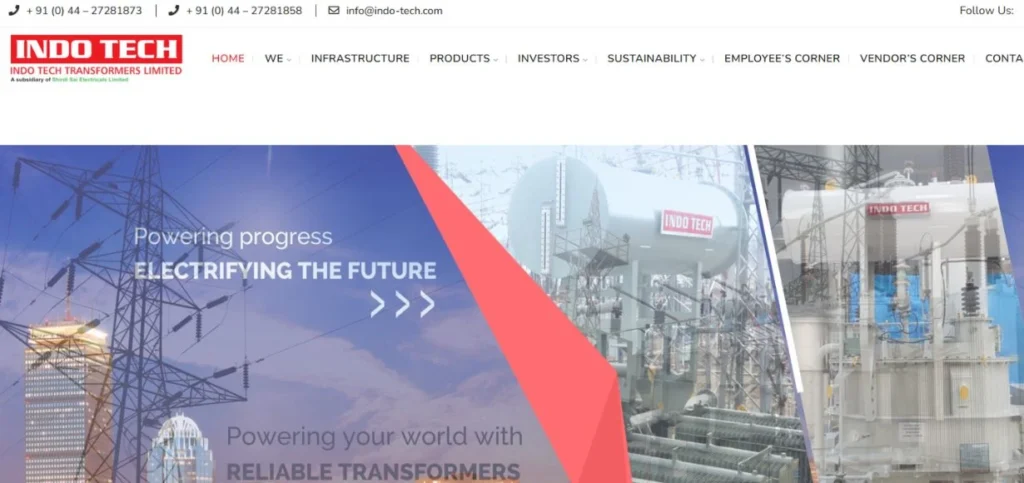 Indo Tech Transformers Ltd. - Manufacturing Companies in Coimbatore