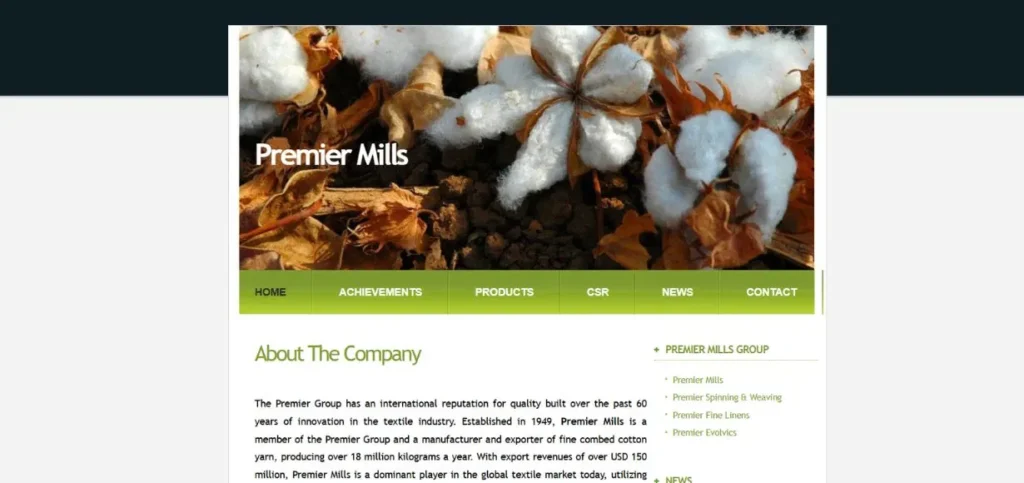 Premier Mills - Manufacturing Companies in Coimbatore