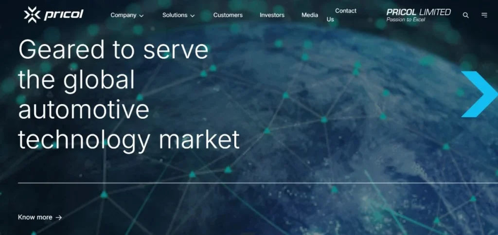 Pricol Limited - Manufacturing Companies in Coimbatore