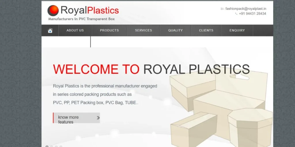 Royal Plastics - Manufacturing Companies in Coimbatore