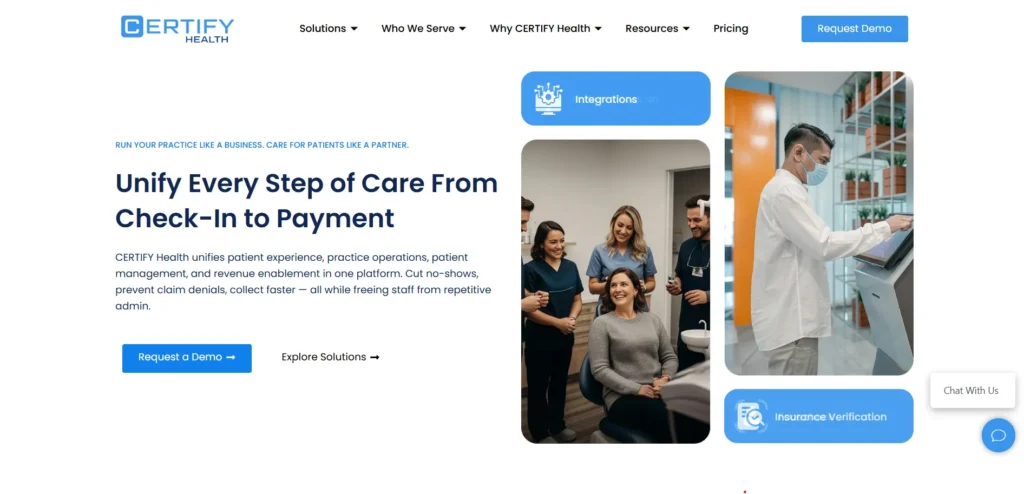 Insurance Verification Software - CERTIFY Health