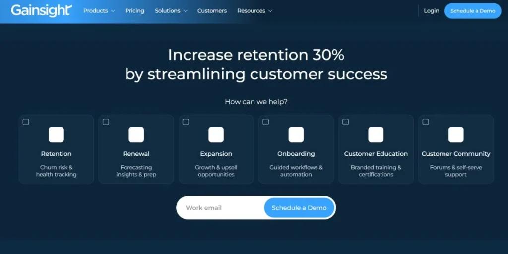 Gainsight - Customer Retention Tools