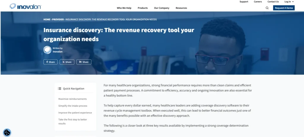 Insurance Verification Software - Inovalon Insurance Discovery