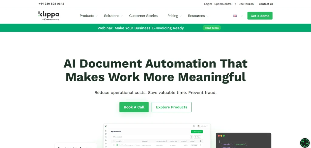 Invoice Scanning Software - Klippa