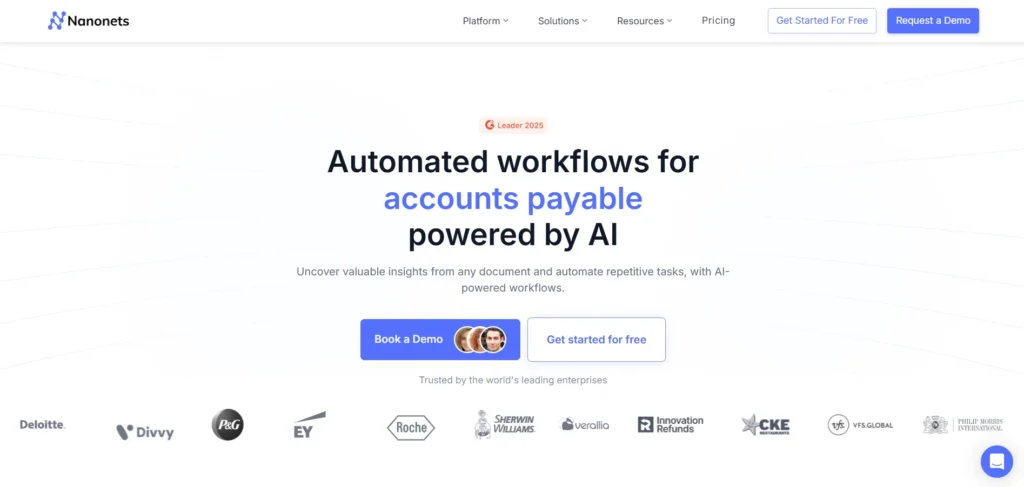 Invoice Scanning Software -Nanonets