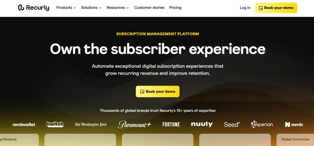 Recurly - Accounting Software