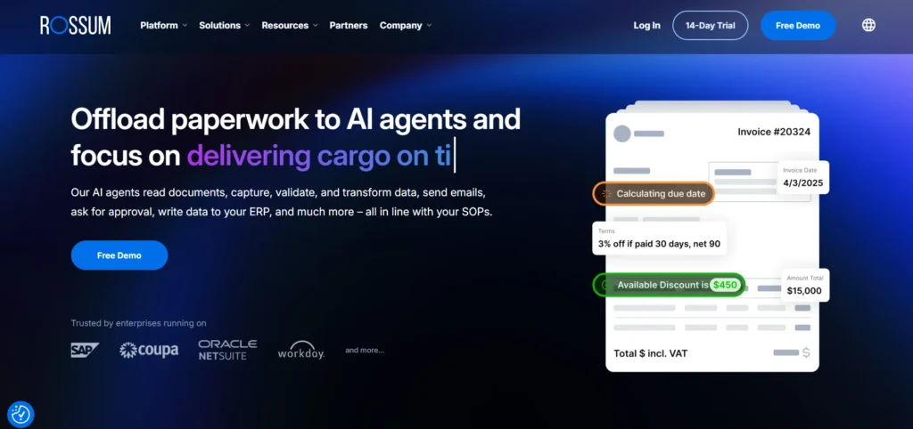 Invoice Scanning Software -Rossum