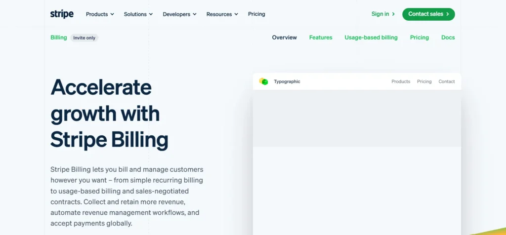 Stripe Billing - Accounting Software