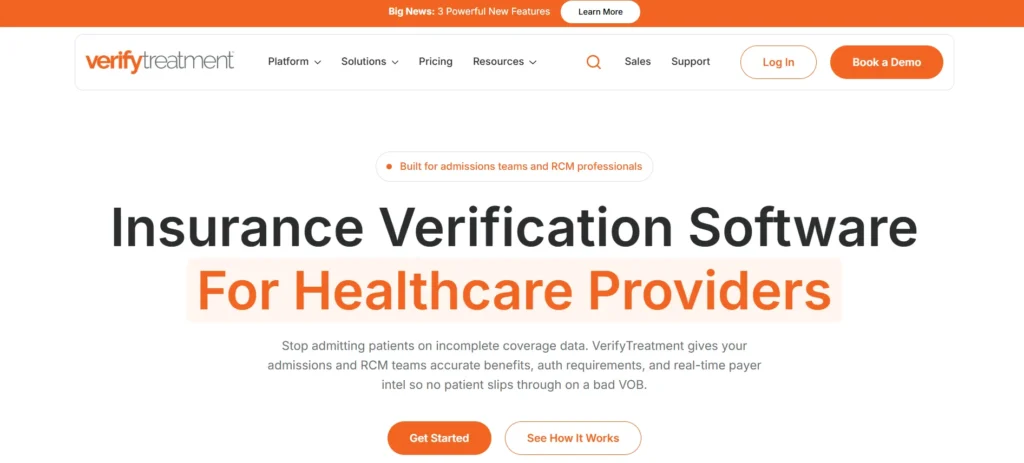 Insurance Verification Software - Verify Treatment