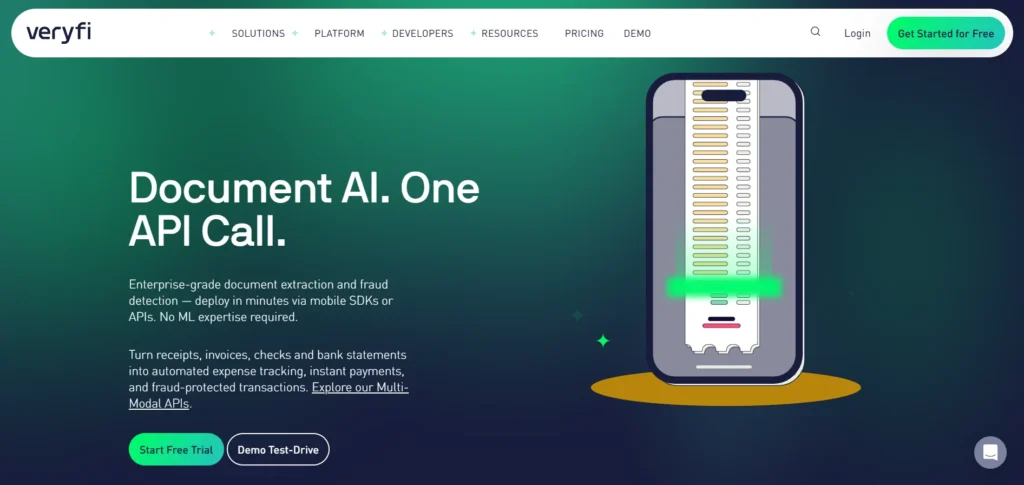 Invoice Scanning Software - Veryfi